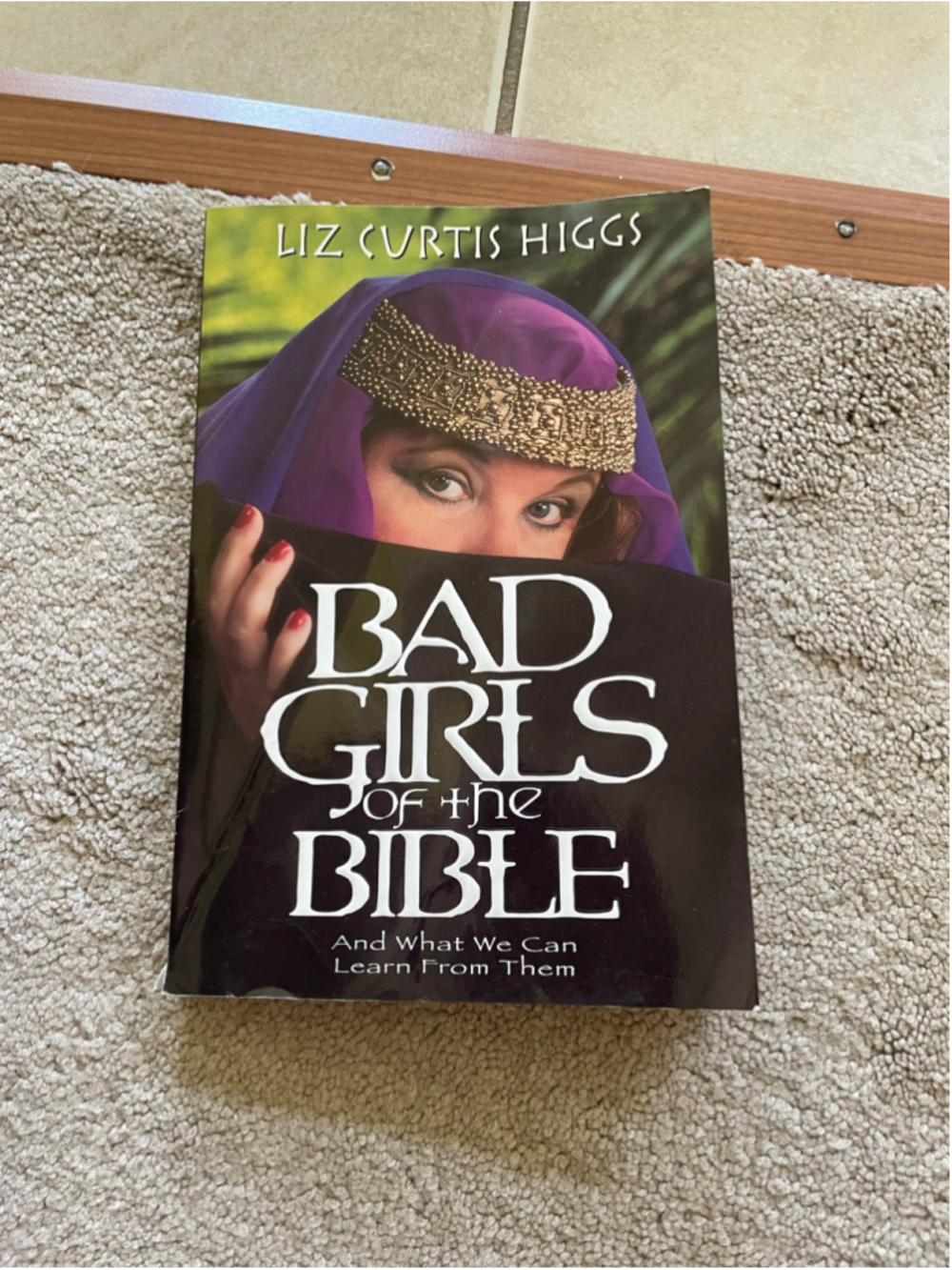 Bad Girls of the Bible by Liz Curtis Higgs Book, Black and Purple, One Size